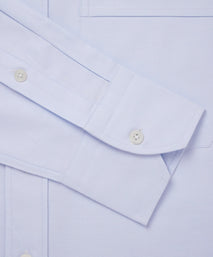 Pale Blue Classic Fit Smart Casual Button Down Weekend Oxford Shirt